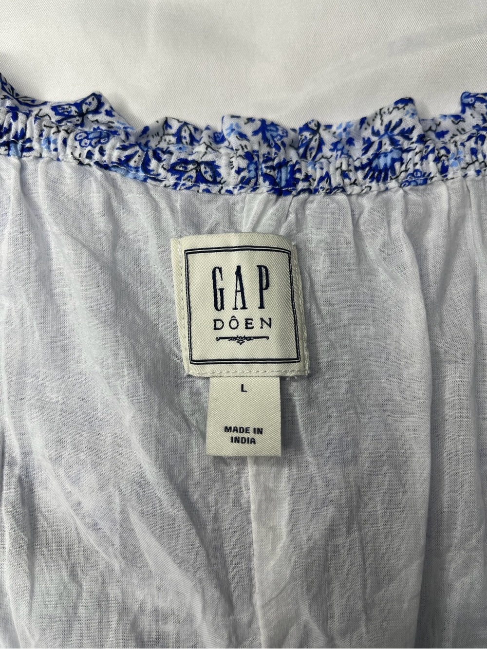 Gap × DÔEN Blue Floral Maxi Dress - Women - Picture 10 of 11